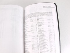 Zondervan NIV Life Application Study Bible Indexed Black Leather 1984 2011 USA