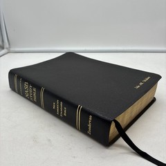 1999 Zondervan NASB STUDY BIBLE Black Bonded Leather D Red Letter USA