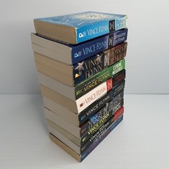 Vince Flynn Lot of 10 Political Thrillers Mitch Rapp novels Books 3 5 8-12 15-17