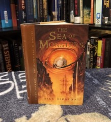 The Sea Of Monsters – Rick Riordan (Hardcover) First Edition/Print, 1st/1st, VG