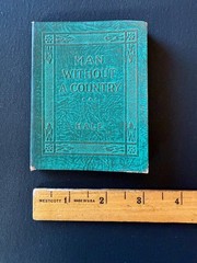 1921 Small Book MAN WITHOUT A COUNTRY Classic Literature NY Little Leather