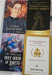 Lot of 14 CATHOLIC BOOKS PB SAINTS Priests MARIAN Mystics DIVINE MERCY Homilies