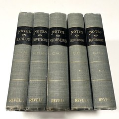 Notes On The Book Of Exodus, Leviticus Numbers, Deuteronomy C.H.M. – Revell Lot
