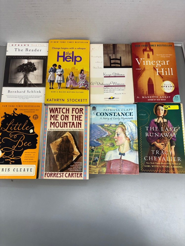 Historical Fiction Lot of 8 Trade Paperbacks (See Photos for Titles)