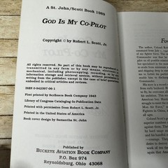 SIGNED God Is My Co-Pilot Robert L. Scott Air Force Aviation USAF World War II