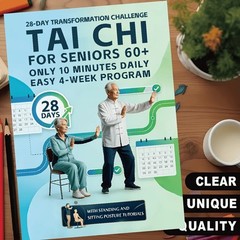 Tai Chi for Seniors: 28-Day Plan for Balance, Strength & Fall Prevention Book