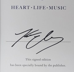 SIGNED Kenny Chesney Book – Heart Life Music (1st/1st HC, 2025, HOF) Autographed