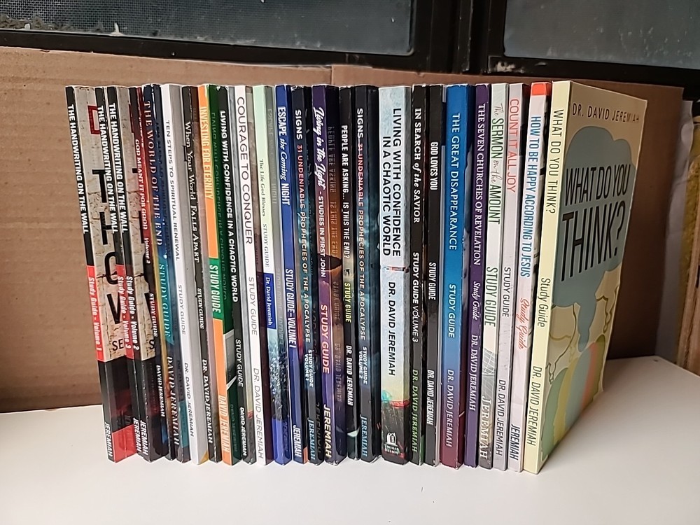 Lot of 21 Dr David Jeremiah Study Guides Turning Point Christian Bible