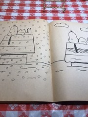 Merry Christmas Snoopy Coloring Book 1979 Used And Some Coloring 11 Inches X 8