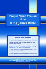 Proper Name Version of the King James Bible, Study Edition by Name Publishers