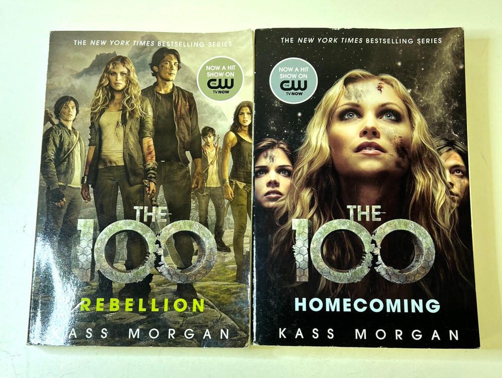 The 100: Homecoming and Rebellion Lot of 2 by Kass Morgan Paperback CW Show