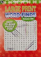 5 New Large Print Word-Finds Puzzle Books Kappa Games Vol #451-502~ Search,Hunt