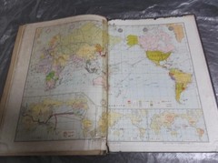 1938 Japan Map Revised Edition Keiji Tanaka Meguro Shoten Rare