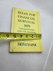 1979 Rules for Financial Survival By Julian M. Snyder