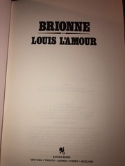 BRIONNE Louis L’Amour Collection GENUINE LEATHER Gold Gilt Page Edges Western