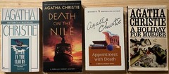 Lot of 4 Agatha Christie: Death Clouds~Nile~Appointment~Holiday Murder(Poirot)PB