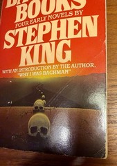 The Bachman Books Stephen King 1986 1st Signet Ed. PB Long Walk,Rage,Roadwork VG