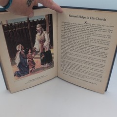1948 Vtg Bible Homes & Families Mildred Edwards Christian Children Book Picture