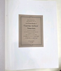 THE GREAT BOOKS OF CURRIER AND IVES LIMITED FIRST EDTION 1753/3000 SIGNED W.RAHL