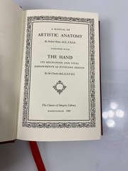 A Manual of Artistic Anatomy & The Hand 1983 Classics of Surgery HC