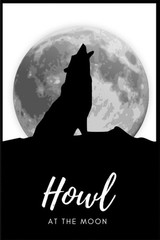 Howl At The Moon: Notebook journal 100 page