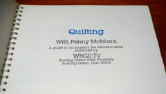 QUILTING with Penny McMorris (Spiral Bound, 1981) WBGU-TV Production VGC
