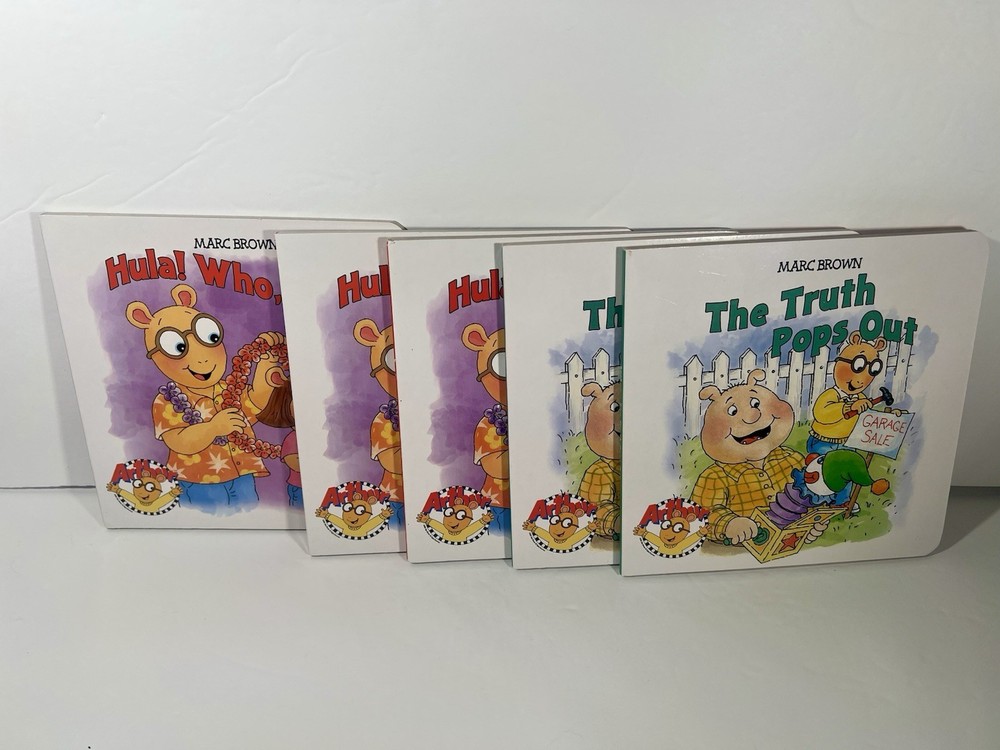 DreamTivity PBS Kids Arthur Books “Hula! Who, Me?” and “The Truth Pops Out”