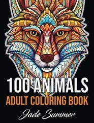 100 Animals: An Adult Coloring Book with Lions, Elephants, Owls, Horses, – GOOD