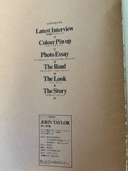 John Taylor Viva Rock Official Photo Gallery Japan Book Poster Duran Duran