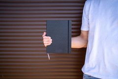 Moleskine Cahier Journals, Soft Cover, XL (7.5″ x 9.5″) Ruled/Lined, Black, 1…