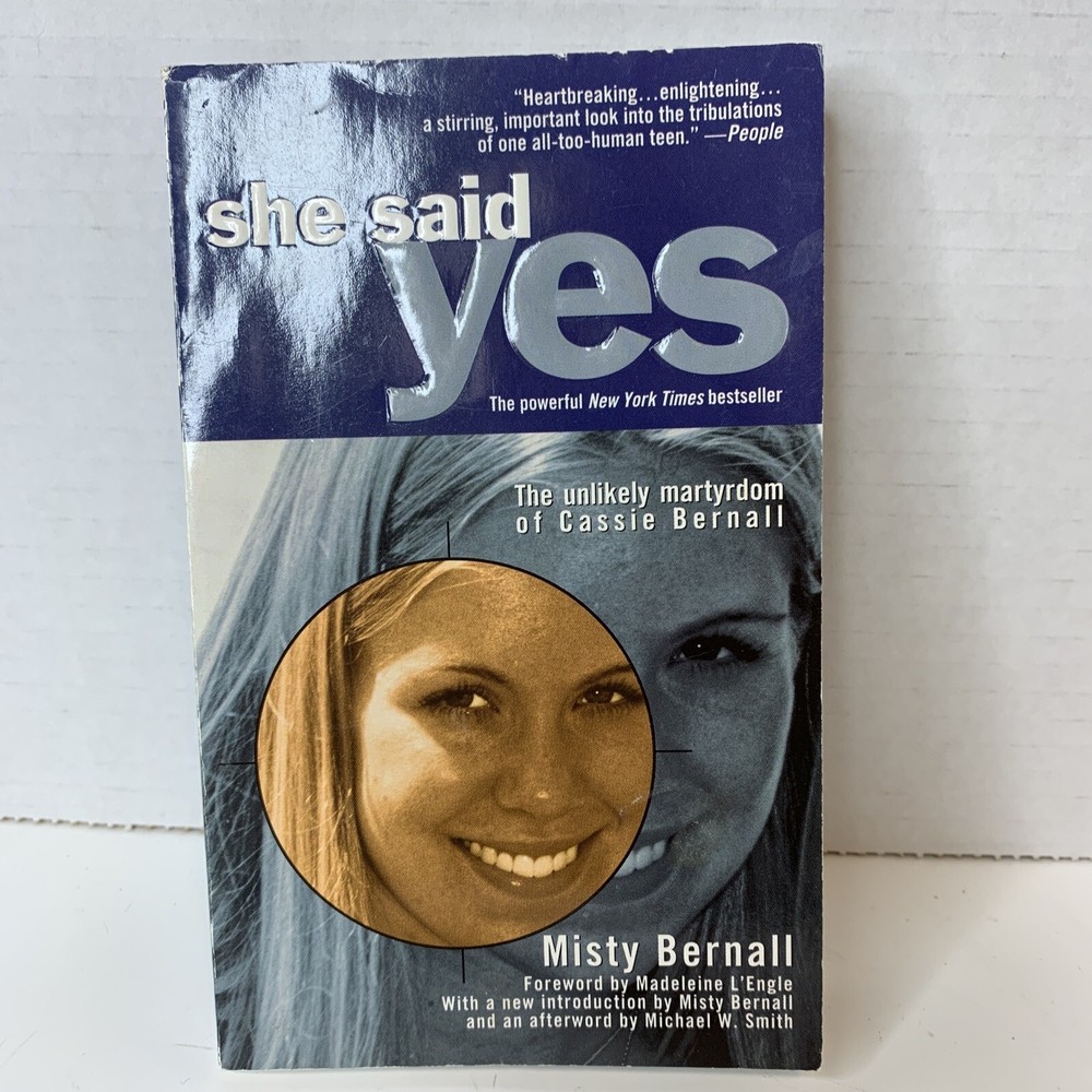 SHE SAID YES by Misty Bernall paperback book FREE SHIPPING Christian columbine