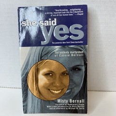 SHE SAID YES by Misty Bernall paperback book FREE SHIPPING Christian columbine