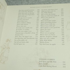 Mother Goose Nursery Rhymes Hardcover 2000 Classic Illustrated Gilt Edges
