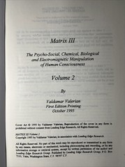 MATRIX III Volume 2,by Valdamar Valerian, 1012 Pages In 1 Book,REPRINT,Brand New