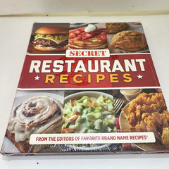 Secret Restaurant Recipes Cookbook 192 pages 85 Recipes Flexibound Brand New