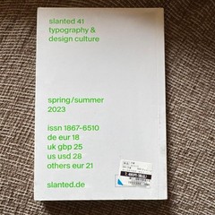 Slanted Magazine #41 Amsterdam Special Issue 2023 Unopened 224 Pages