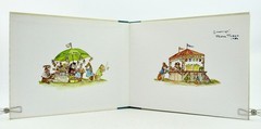 CORGIVILLE FAIR Tasha Tudor 1971 3rd Printing Signed HBDJ Near Fine