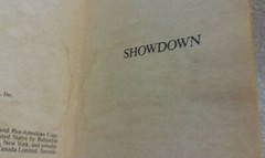 Showdown Ryder Series #7 Cole Weston American Western Vintage Paperback 1987