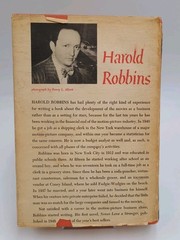 The Dream Merchants By Harold Robbins 1949 Hardcover With Dust Jacket
