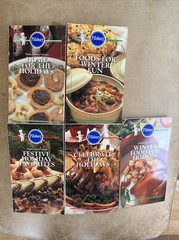 Pillsbury Box Sets Cookies Brownies Chocolate & Holiday Vtg 10 booklets 2 boxs