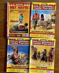 41 BASTEI Western-Bestseller Misc Pulp Fiction German Booklets Books Vintage VG