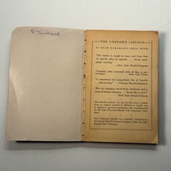The Unknown Lincoln: Originally titled: Lincoln, the Unknown (Pocket book 891)
