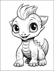 NEw Baby Dinosaur Coloring Book – Fun & Educational Activity for Kids A