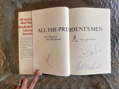 RARE All The President’s Men Signed By Bernstein, Woodward, and Dean