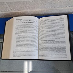 HENRY MORRIS STUDY BIBLE KJV GENUINE LEATHER KING JAMES VERSION HOLY BIBLE