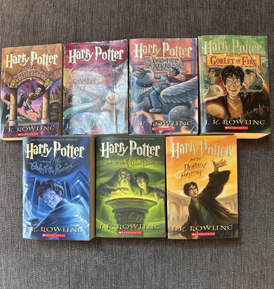 Harry Potter Paperback Boxset #1-7 by J. K. Rowling (2009, Hardcover)