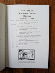 Magazine of Albemarle County History Volume 66 2008
