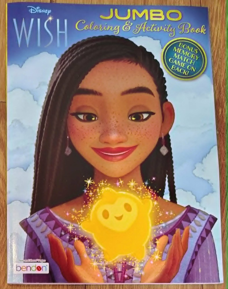 Disney Wish Jumbo Coloring and Activity Book ~ Memory Match Game