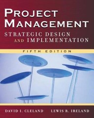 Project Management: Strategic Design and Implementation (Mechanical – VERY GOOD