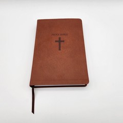 Super Giant Print Bible NKJV Brown Imitation Leather Thomas Nelson Red Letter